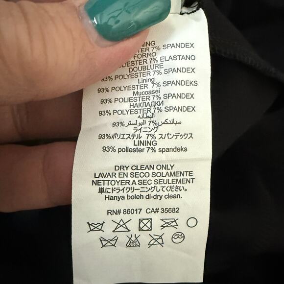 Women's Bebe Black Ruffle Sleeve Keyhole Back Sheath Dress Size XS NEW - Picture 5 of 10